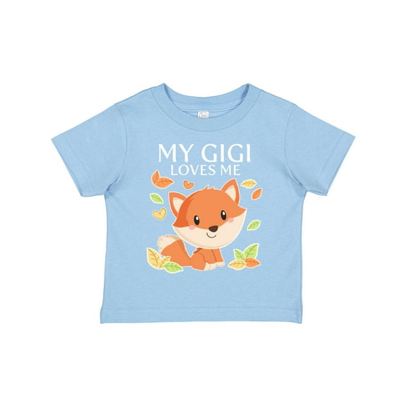 Inktastic My Gigi Loves Me Little Fox Boys or Girls Toddler T-Shirt