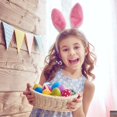 thumbnail image 7 of Slccxzc Easter Cute Rabbit Hairband Rabbit Ear Shape Headband Adult Bunny Ear Deaign Hair Accessories Pink, 7 of 7