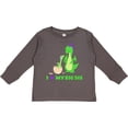thumbnail image 3 of Inktastic I Love My Big Sis Boys or Girls Long Sleeve Toddler T-Shirt, 3 of 5