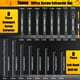 thumbnail image 2 of Juego de extractores de tornillos dañados Topec 16 piezas con estuche de almacenamiento, 2 of 7