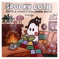thumbnail image 1 of Spooky Cute Coloring Book for Adults & Teens Featuring Adorable Creepy Creatures in Cozy Hygge Momen, 1 of 5