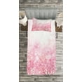thumbnail image 3 of Ambesonne Pale Pink Quilted Bedspread Set 2 Pcs, Romatic Sakura Tree, Twin Size, Pale Pink, 3 of 3