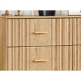 thumbnail image 2 of Wirrytor 8-Drawer Natural Wood Fluted Dresser Chest, Modern Wave Panel Storage Organizer With Anti-Tipping Design, Large Capacity Closet Cabinet For Bedroom Hallway Living Room, 2 of 22