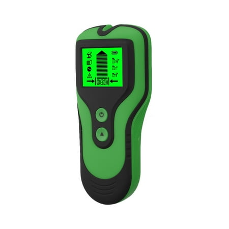

Andoer Wall Scanner 3 in 1 MetalVoltageStud Detector with LCD Display for Wood Live AC Wire Metal Studs Detection (Green)