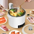 thumbnail image 2 of INTEXCA Cuiseur à Riz Multifonctionnel 3 Litres Dé-Sucre Cuiseur Vapeur Fondue Chinoise - MY1503, 2 of 5