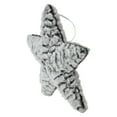 thumbnail image 3 of 9.5" Grey and White Plush Star Christmas Ornament, 3 of 3