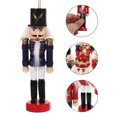 thumbnail image 4 of Shisuyan Nutcracker Ornament Wood Assorted Color 6Pcs 4.7x1.4x0.8in, 4 of 8