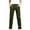 Army Green, variant on MELDVDIB Mens Jeans Pant Slim Fit Button Elastic Waisted Straight Leg Pants Fashion Casual Solid Color Lounge Trousers with Pockets Dark Blue M