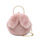 thumbnail image 2 of Bonito bolso de hombro de felpa con orejas de conejo, bandolera de cadena informal (rosa claro) Tmvgtek Para estrenar, 2 of 9
