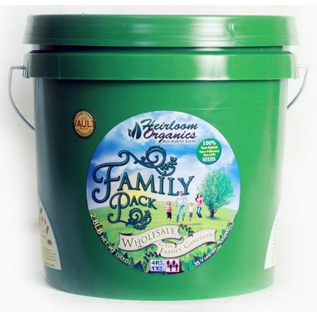 Heirloom Flower Bulbs - Heirloom Family Survival Seed Vault – Non-Hybrid, Non-GMO Long-Term Storage Ready – 35 Varieties 100k Garden Seeds in an Indestructible Pail