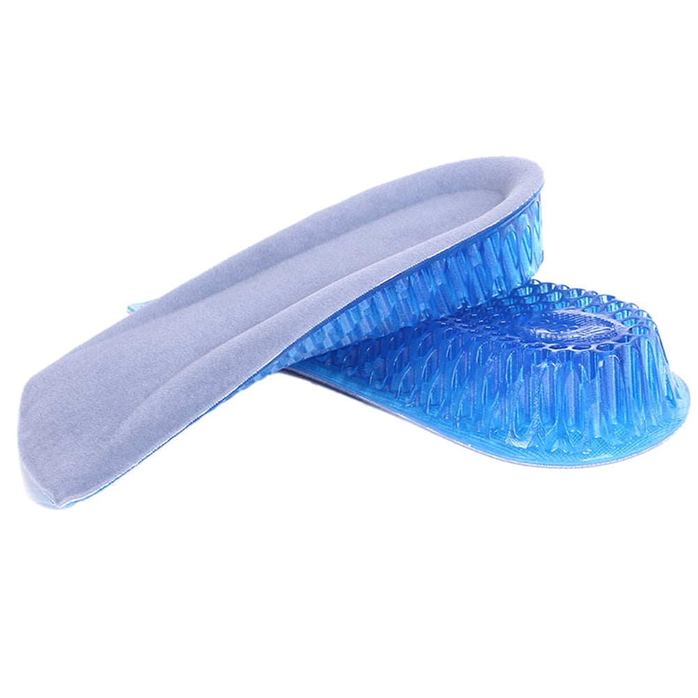 1 Pair Unisex Honeycomb Gel Heel Lifts Height Increase Insoles Shoe Inserts Pads 