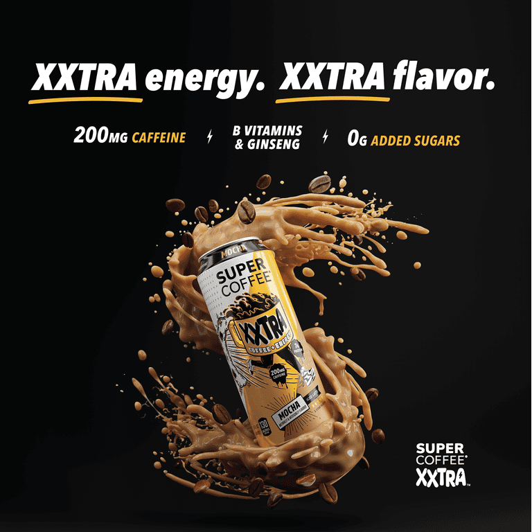 Super Coffee XXTRA Vanilla Iced Coffee Bottle, 15 fl oz - Walmart.com