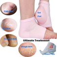 thumbnail image 3 of Codream Vented Moisturizing Socks Lotion Gel For Dry Cracked Heels Spa Gel Socks Humectant Moisturizer Heel Balm Foot Treatment Care Heel Softener Compression (2 Pairs), 3 of 5