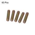 thumbnail image 3 of Uxcell 60pcs Fully Threaded Rods 1/4 x 1 Inch for Mounting Assembly Fastening, Colorful Zinc, 3 of 5