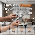 thumbnail image 6 of Drywall Repair Clips Kit with Screws,Stainless Steel Wall Patch Fasteners for 1/2" and 5/8" Panels,10/20/40/60PCS Sheetrock Hole Repair Patch Fasteners,for Hole Repair & DIY Home Improvement (10pc), 6 of 8