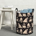 thumbnail image 7 of KLL French Bulldog Waterproof Foldable Laundry Hamper Bucket with Handles for Storage Bin,Kids Room,Home Organizer (Small ), 7 of 7