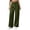 *Army Green, variant on ClodeEU Women Elastic Drawstring High Waist Wide Leg Sweatpants,Casual Loose Pants with Pockets Army Green,Women's Plus L
