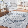 thumbnail image 3 of SAFAVIEH Blair Giovanni Traditional Machine Washable Area Rug, 9' x 12', Beige/Navy, 3 of 13
