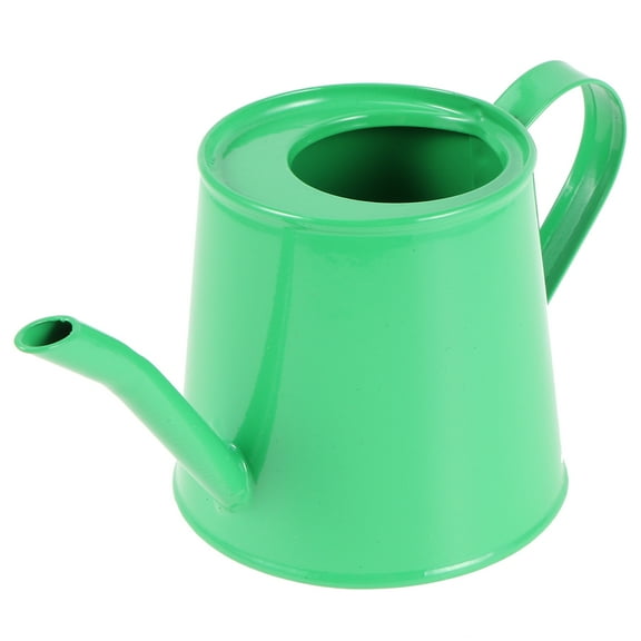 Durable Iron Watering Can for Home Decor and Photo Layout Lightweight Portable Green