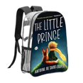 thumbnail image 1 of El Petit Prince (2) Mochila transparente temática, resistente y duradera, bolsa see-through para trabajo, deporte, universidad y viaje, 31 × 43 cm, 1 of 6