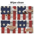 thumbnail image 6 of American Flag 4th of July Independence Day Round Fitted Tablecloth with Elastic Fitted Table Covers for Round Tables 40"-48" ,24jl06caA273, 6 of 7