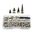 thumbnail image 1 of Inteprter 80 Pieces Zinc Alloy Cone Spikes Rivets Punk Stud Screw for Bag Craft Jacket Suministros de marroquinería, 1 of 1
