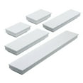 thumbnail image 4 of Melannco Set of 5, 2-6-inch 2-12-inch, 1-24-inch Shelves in White, 4 of 8