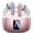 Pink, variant on FAMOO Wireless Earbuds, Bluetooth Headphones, 60H Playtime Dual LED Display, Bluetooth 5.4 technology, IPX7 Waterproof, in Ear Earphone with Mic for iPhone Android Phone, White
