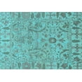 thumbnail image 1 of Ahgly Company Indoor Rectangle Oriental Light Blue Traditional Area Rugs, 7' x 10', 1 of 4