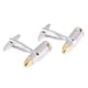thumbnail image 3 of Gemelos para Hombre con Forma de Gemelos Divertidos, Joyería de Plata, de Cobre, 3 of 8