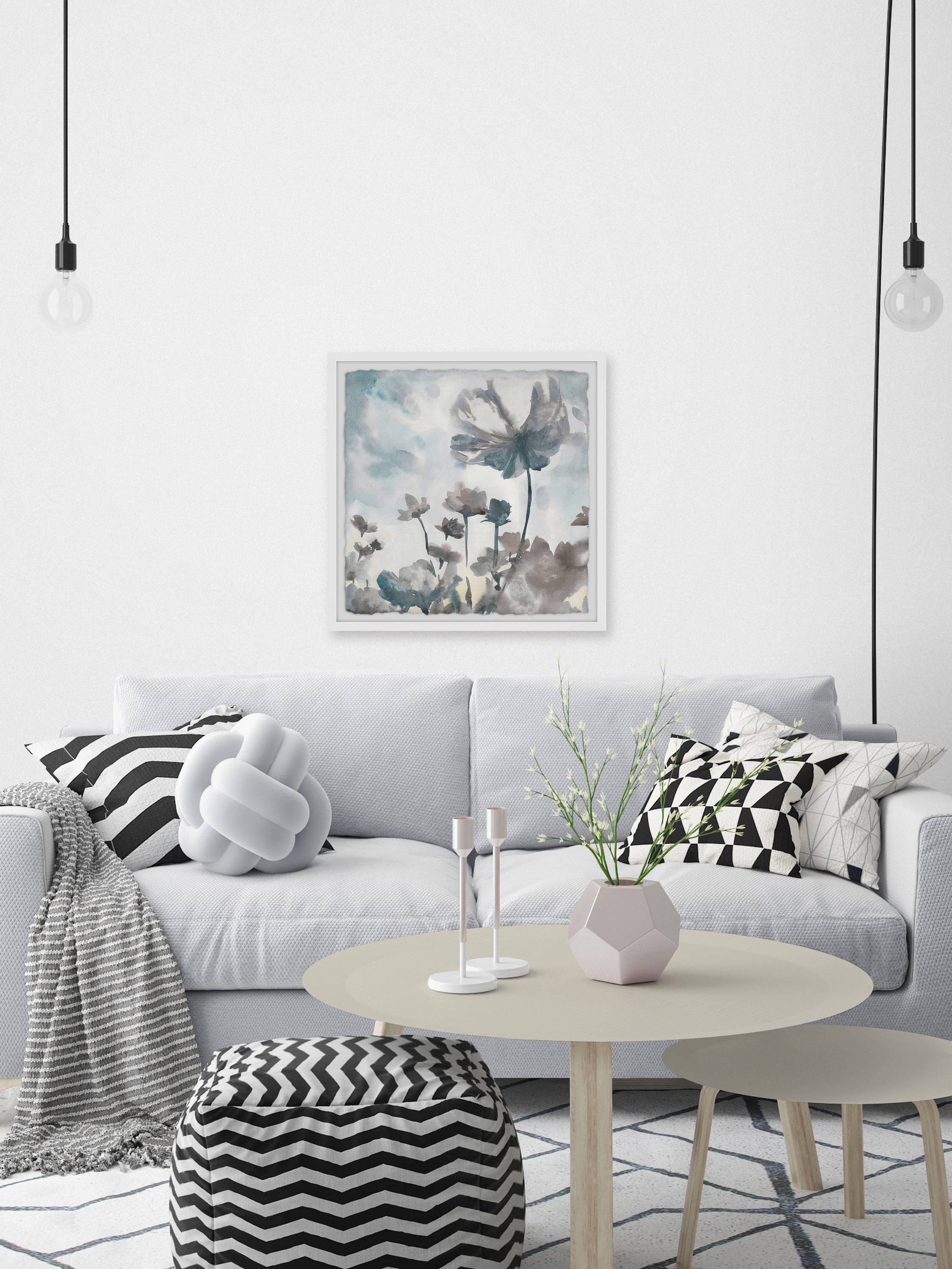 Parvez Taj Mystic Flowers Framed Wall Art