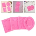thumbnail image 4 of Dayesque 4pcs Silicone Picture Frame Molds Fondant Molds for DIY Cake Decorating Chocolate Candy Polymer Clay Resin Baking Crafts, 4 of 8