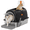 Black, variant on Roomisland Stainless Steel Litter Box with Lid, XL Covered Metal Cat Litter Box, High Sided Anti-Leak Design, No Odor, Easy Clean, Front & Top Entry with Scoop & Mat