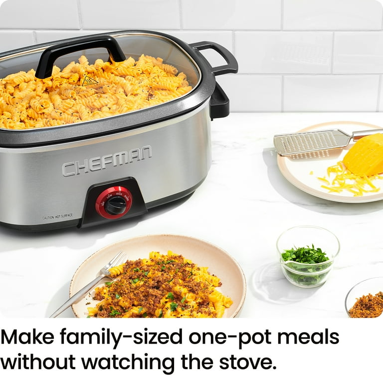 Slow cooker with removable metal insert sale