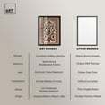 thumbnail image 6 of Royal Floral Mat Shadowbox Print Oriental Wall Decor by Art Remedy, Black Frame, 24 x 30, 6 of 7