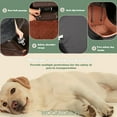 thumbnail image 3 of WOOAIDAGG Asiento de coche para perros de tamaño mediano, cama de viaje para mascotas con canal para cinturón de seguridad, asiento para perros totalmente desmontable y lavable con correas ajustables,, 3 of 5
