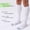 White, variant on Ron 3 Pairs Compression Socks for Women & Men, 20-30mmHg Graduated Support