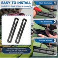 thumbnail image 3 of 2Pcs 10.4Inch Low Profile Track, Kayak Track for Fishing Rod Holder, 3 of 5