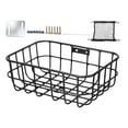 thumbnail image 4 of Portaequipajes delantero para bicicleta, organizador versátil para hombres y mujeres, práctico y fácil de instalar, cesta para bicicleta de aleación Estilo negro A, 4 of 8
