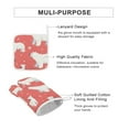 thumbnail image 3 of Cute Polar Bear Oven Mitt And Pot Holder Set Oven Glove for Kitchen Baking Cooking Grilling, 3 of 6