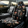 thumbnail image 3 of Uorisanigo Mushroom Car Seat Covers Set of 2 Waterproof Universal Vehicle Front Seats Interior Protector Easy to Install Interior Protection Suitable Fits Most Car Auto SUV Sedan Truck, 3 of 7