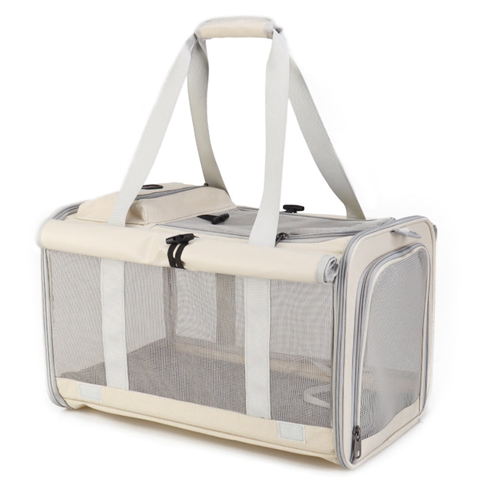 Cat Carrier Bag, Dogs and Cats Carrier, Portable Foldable Pet Carrier for Small Cats and Dogs with Large Opening Breathable Pet Carrying Bag for Travel