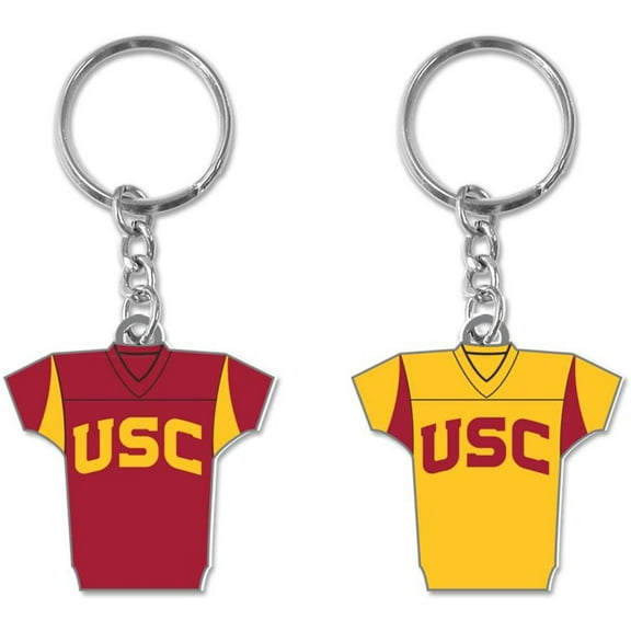 University Southern California USC 2-Sided Jersey Keychain