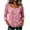 Light Pink, variant on Button Down Shirts for Women Relaxed Three Quarter Sleeve Button Front Design with Easy Fit for Work Travel and Everyday Styling 3/4 Length Sleeve Tops for Women