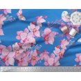 thumbnail image 3 of Soimoi Silk Fabric Bird & Orchids Flower Decor Fabric Printed Yard 42 Inch Wide, 3 of 3