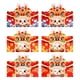 thumbnail image 2 of Xihbxyly Bolsa Roja 2023, Diseño Moderno de Año Nuevo, Estampado Dorado, Gran Capacidad, Set de Regalo con Sobre Rojo, Regalo Navideño para Familiares y Compañeros, Incluye 6 Sobres Rojos., 2 of 4