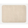 thumbnail image 1 of Stripes Bath Mat, Rhythmic Print of Pastel Colored Thick Lines Starry Elements Composition, Plush Bathroom Decor Mat with Non Slip Backing, 29.5" X 17.5", Cream and Pale Pink, by Ambesonne, 1 of 2