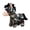 Black-9.84inch, variant on Year of the Horse Red Pattern Plush Toy Soft Cuddly Chinese Zodiac Mascot Stuffed Animal for Kids Home Decor Festival Gift