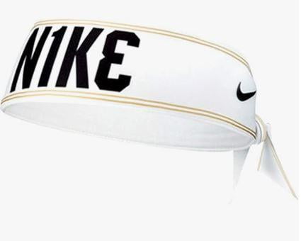 white nike dri fit headband
