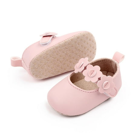 

Cathalem Girl Flowers Toddler Shoes Baby Shoes Princess Wedding Party Dress Shoes For First Walking Womens Sandals Size 9w Pink 11